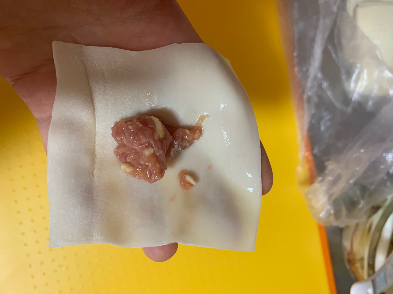 西葫芦胡萝卜猪肉馄饨