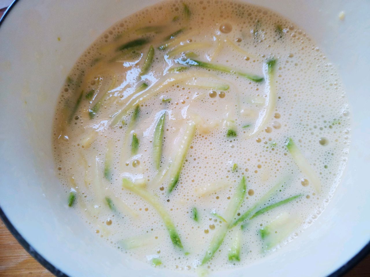 西葫芦丝饼
