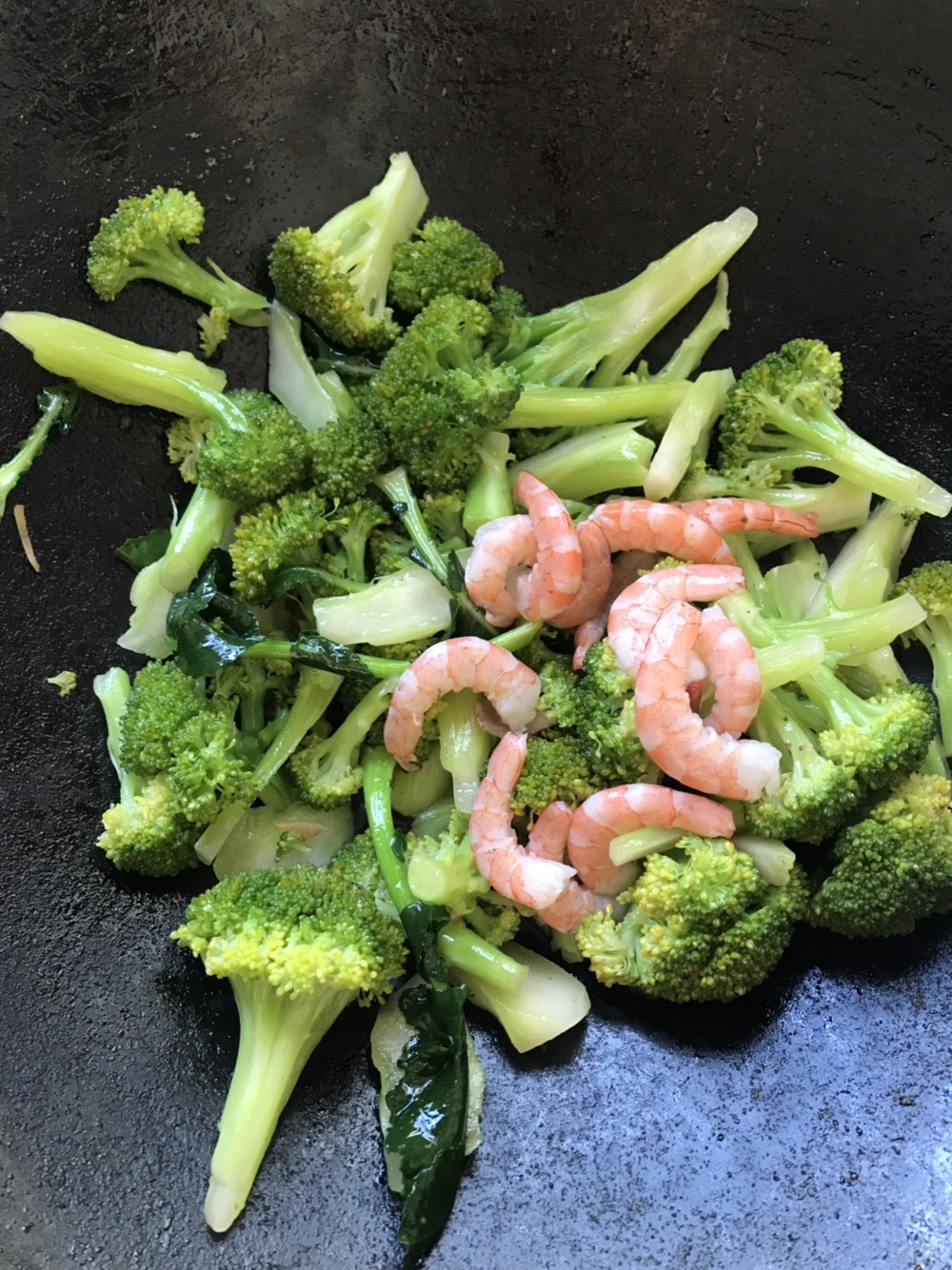 西兰花炒虾仁