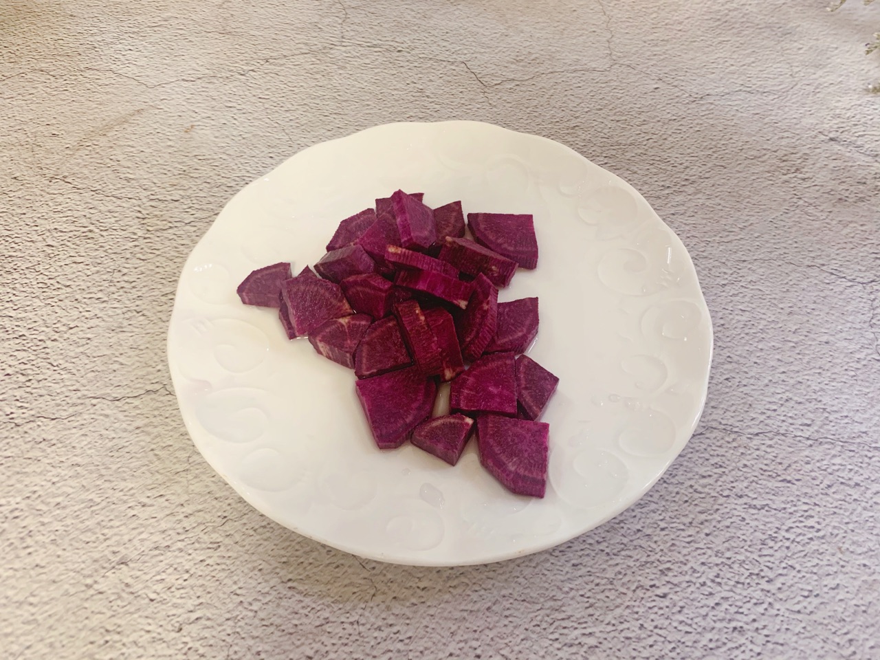 细腻顺滑的紫薯燕麦豆浆