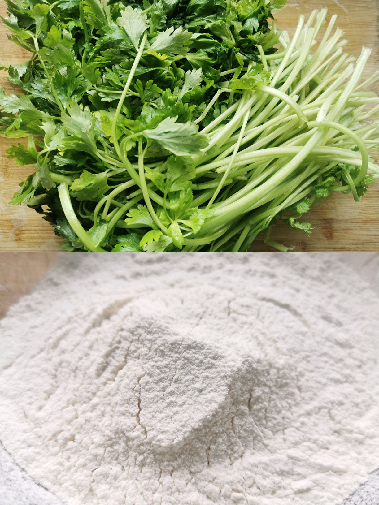 西芹麦饭