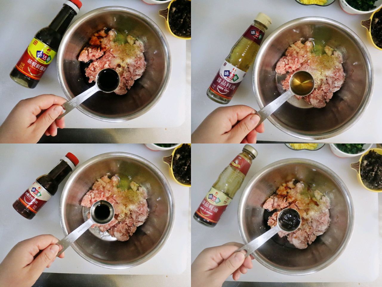 喜庆年菜四喜蒸饺❗️颜色夺目皮薄馅嫩❗️做法超详细