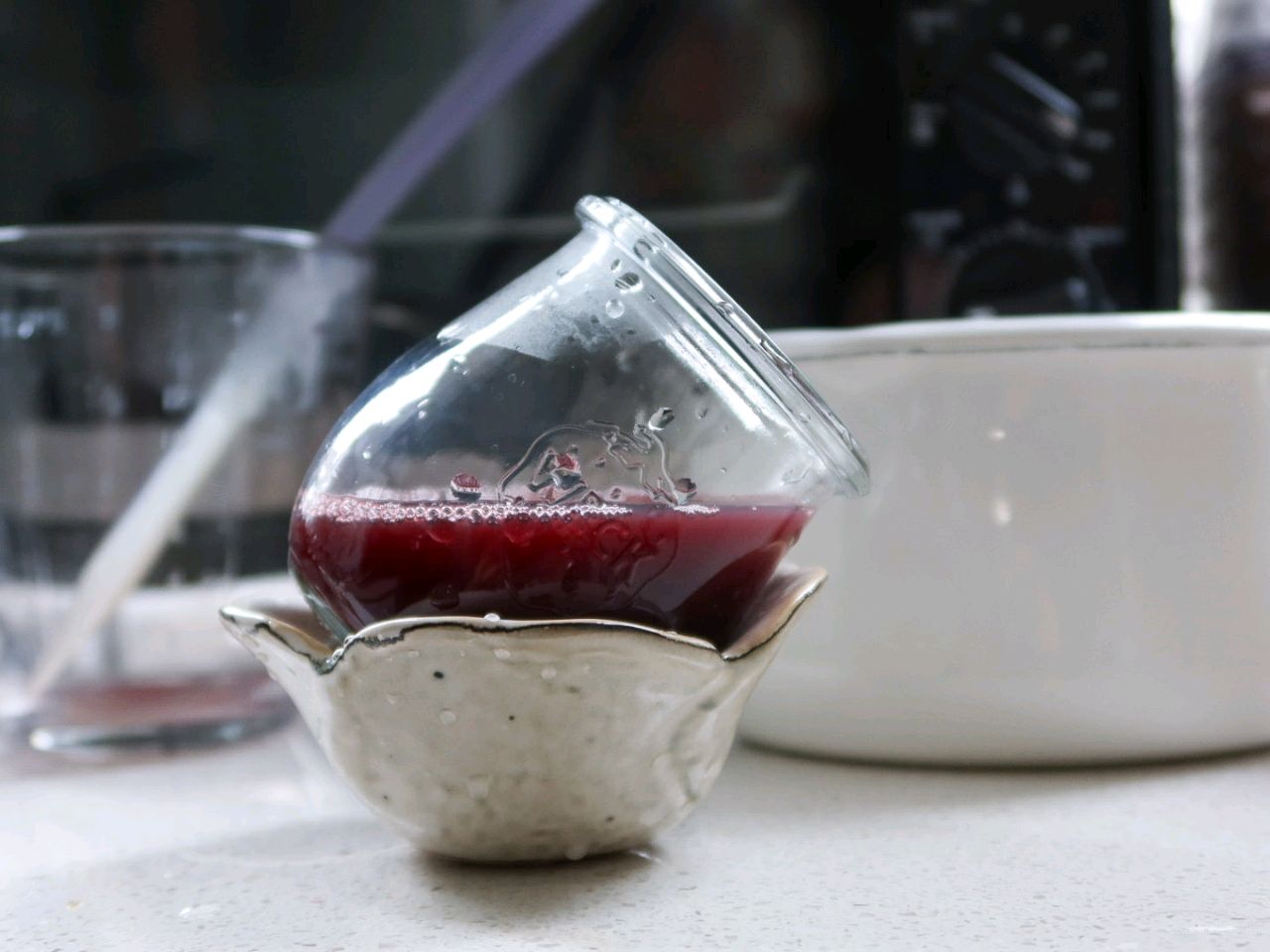 西柚红酒冻