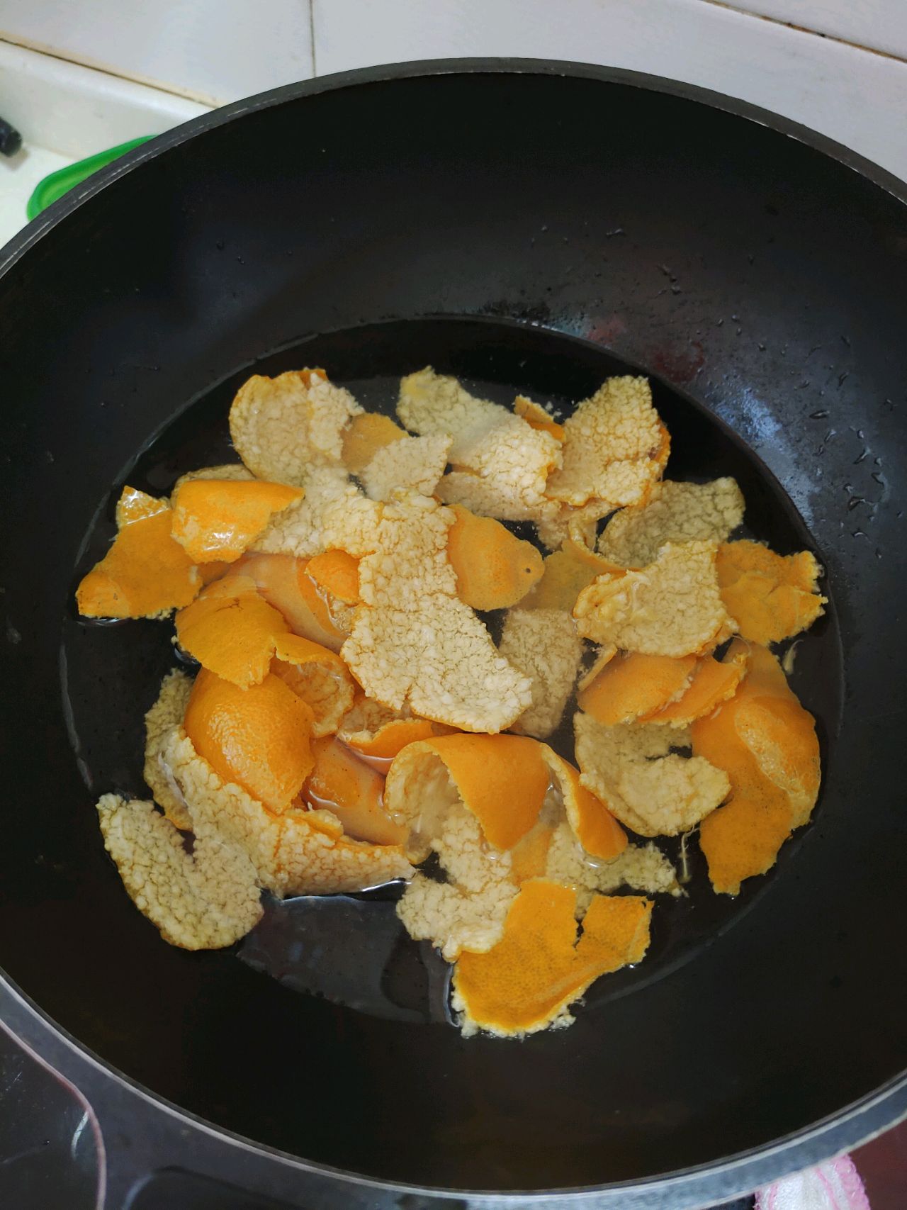 下饭菜--炒橘子皮