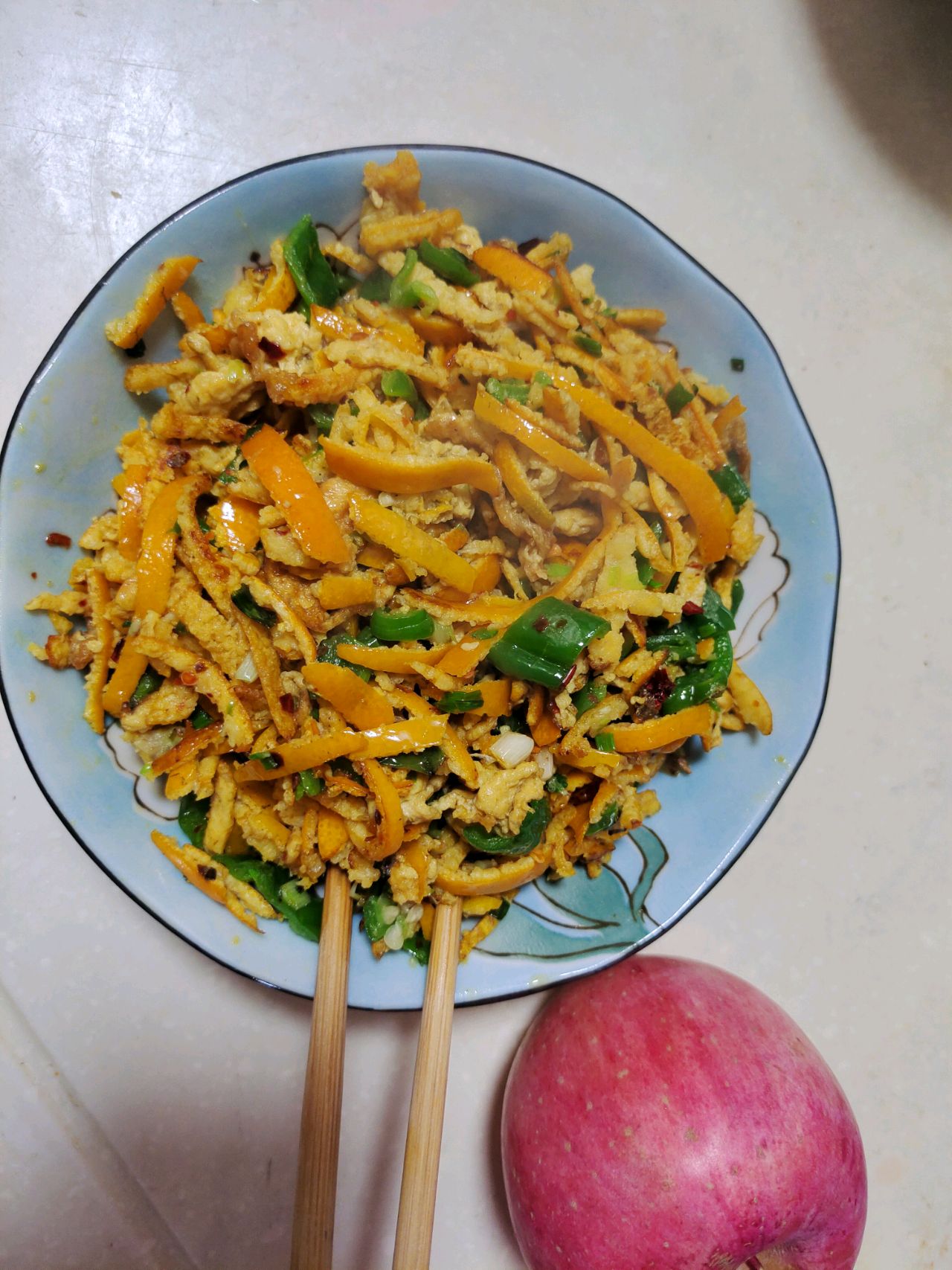 下饭菜--炒橘子皮