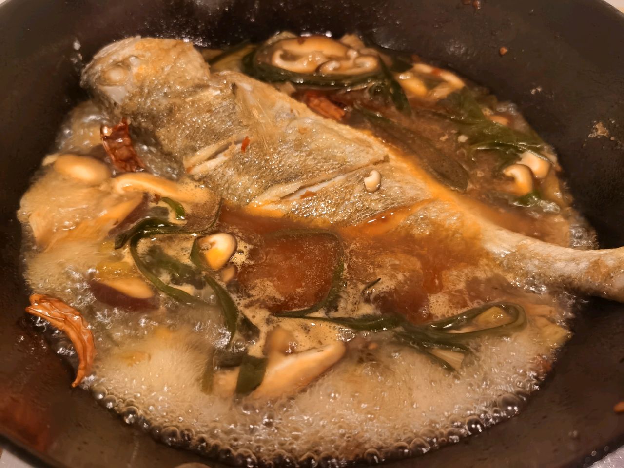 下饭菜红烧黄花鱼