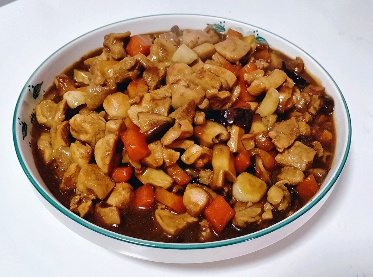 下饭菜，香菇炒鸡丁