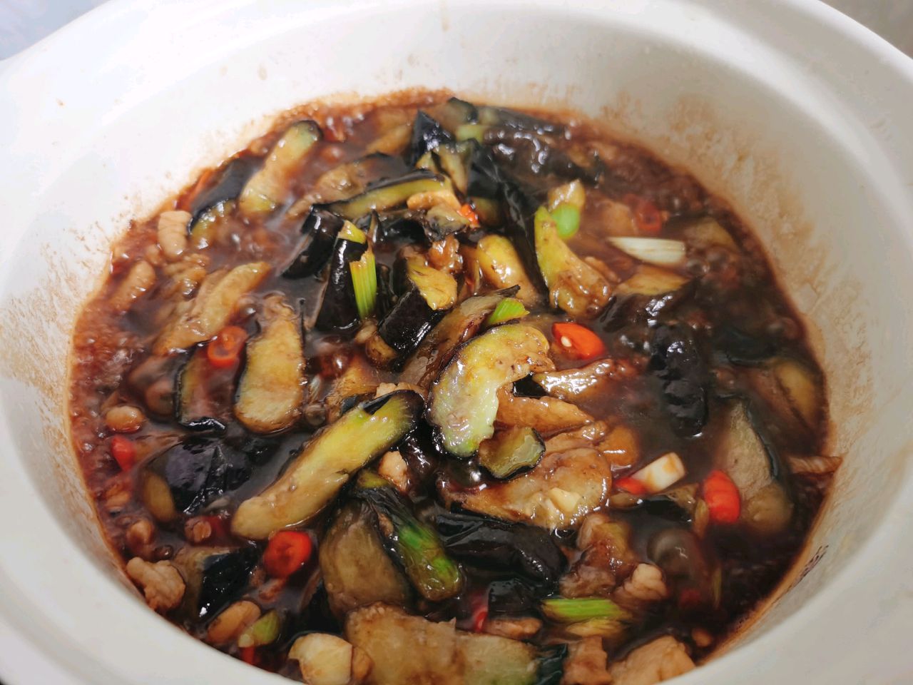 #下饭红烧菜肉沫茄子