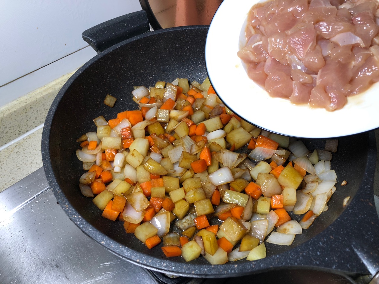 下饭咖喱鸡丁