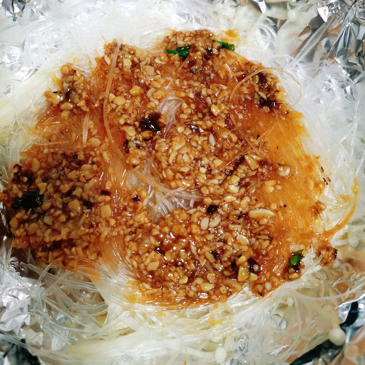 下饭神器：超简单锡纸花蛤粉丝