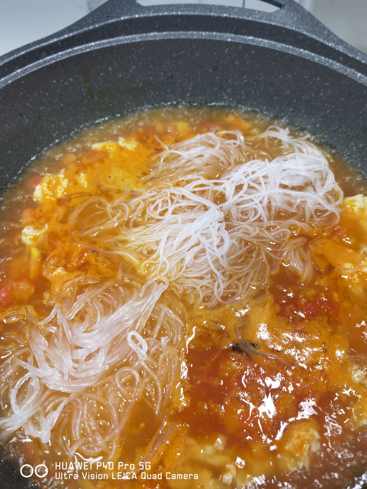 虾滑番茄粉丝煲