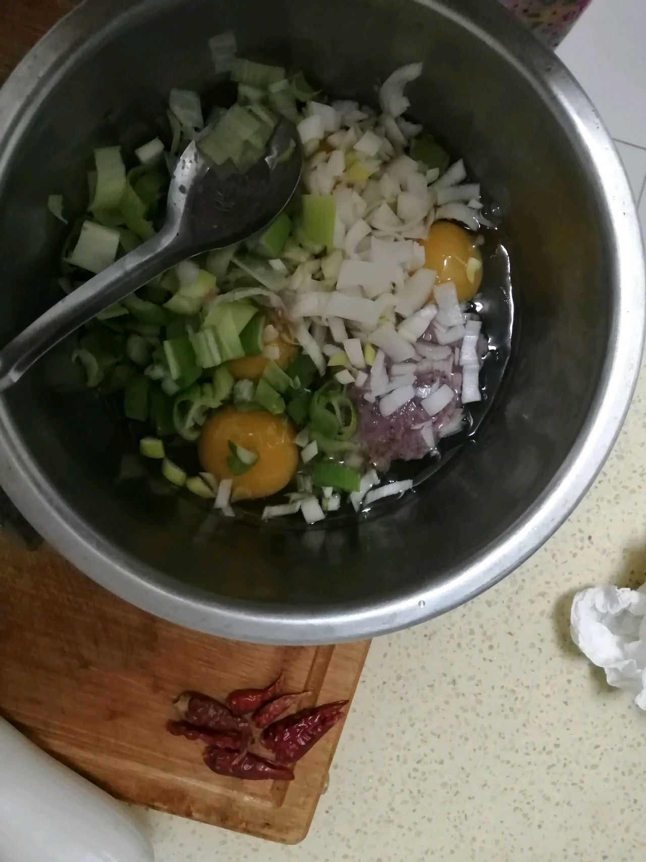 虾酱炒鸡蛋