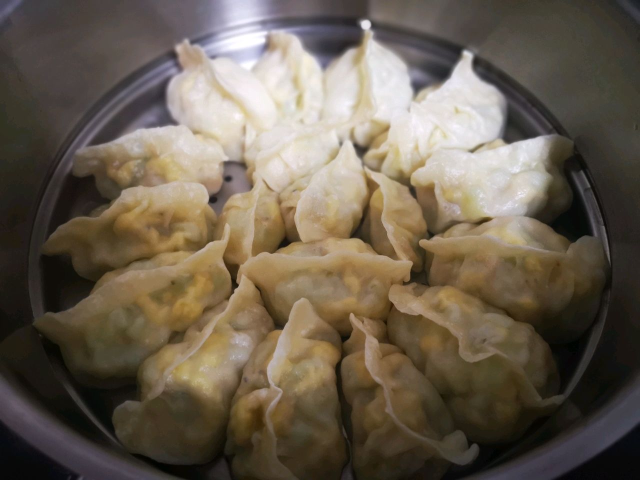 虾米黄瓜蒸饺