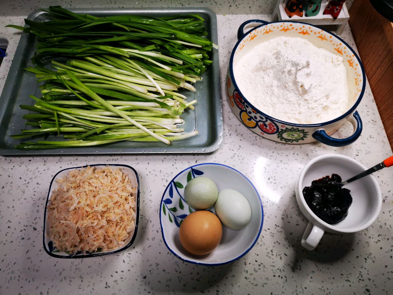 虾米韭菜鸡蛋饺 鲜得不得了