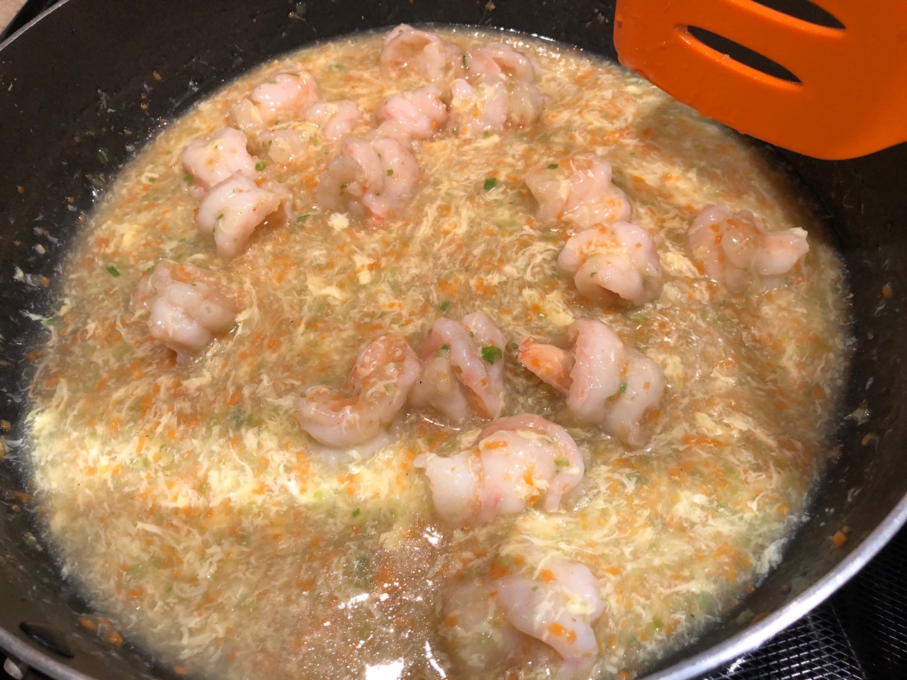 虾球什菜羹