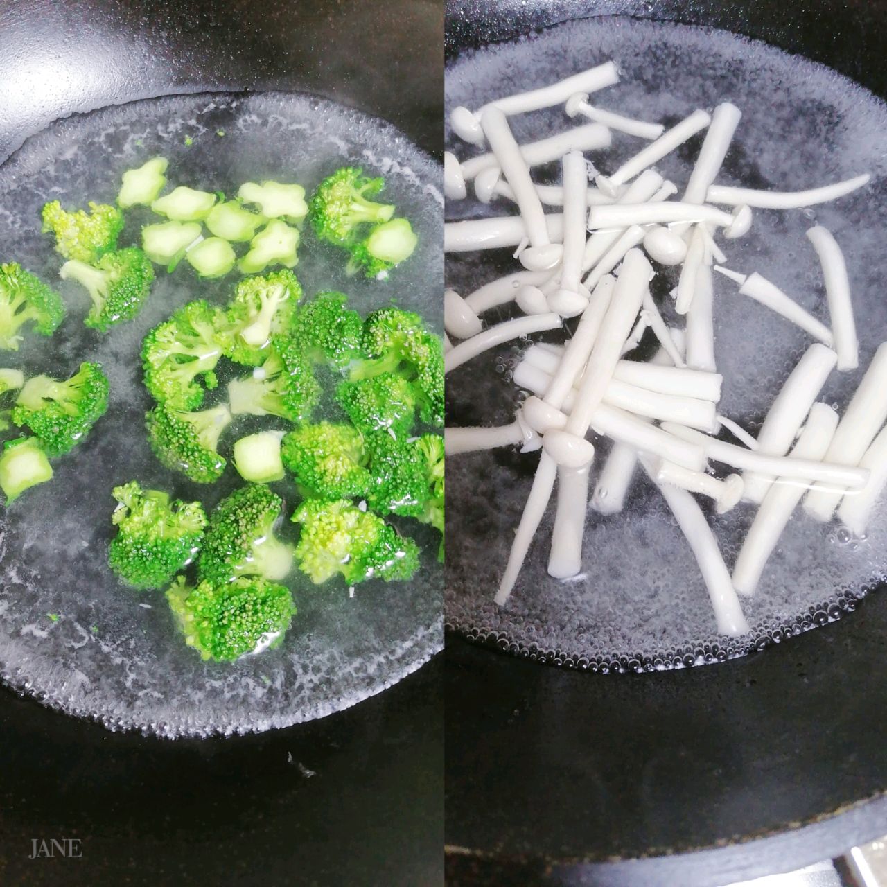 虾仁炒三样
