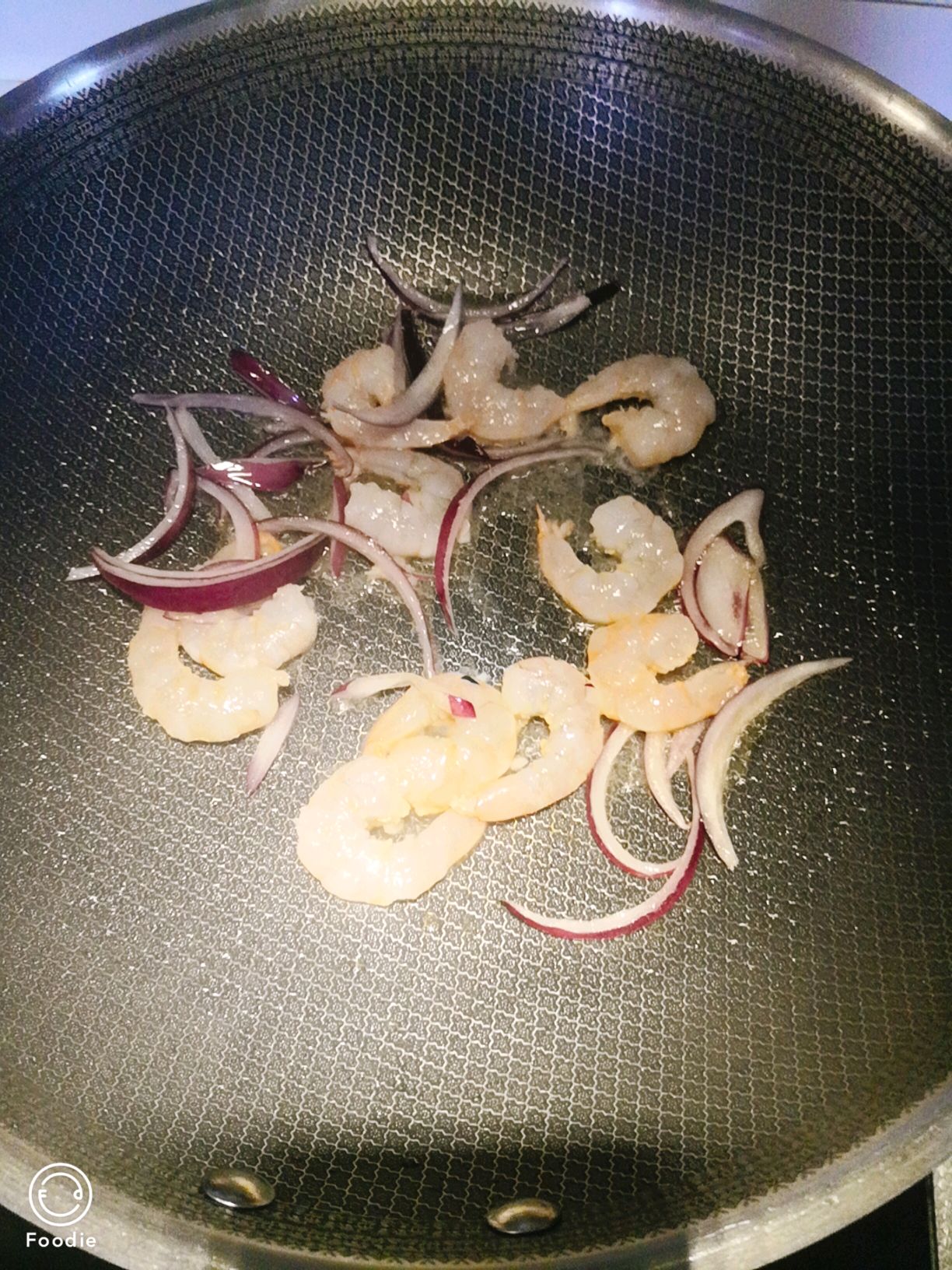 虾仁炒面
