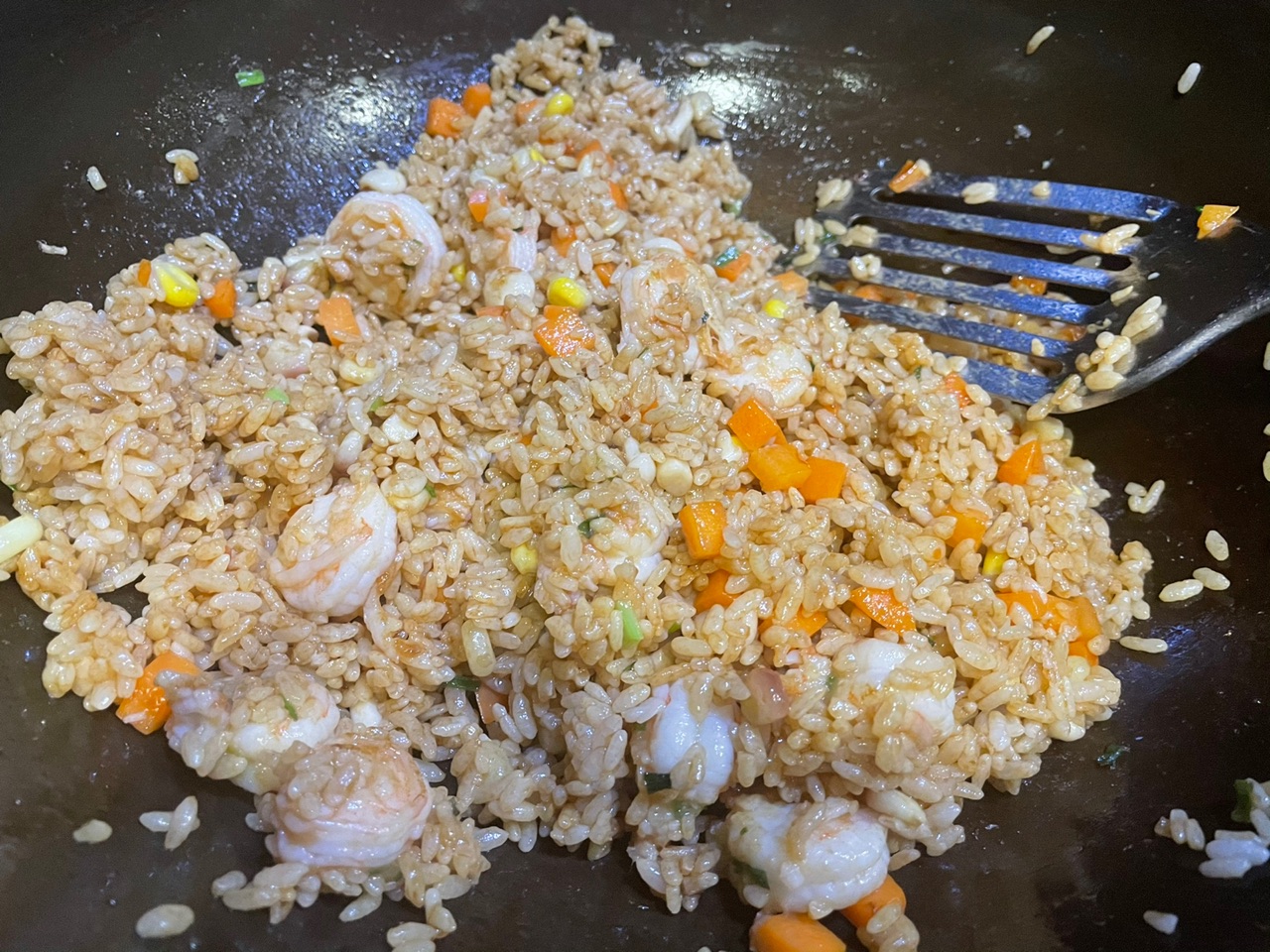 虾仁蛋炒饭