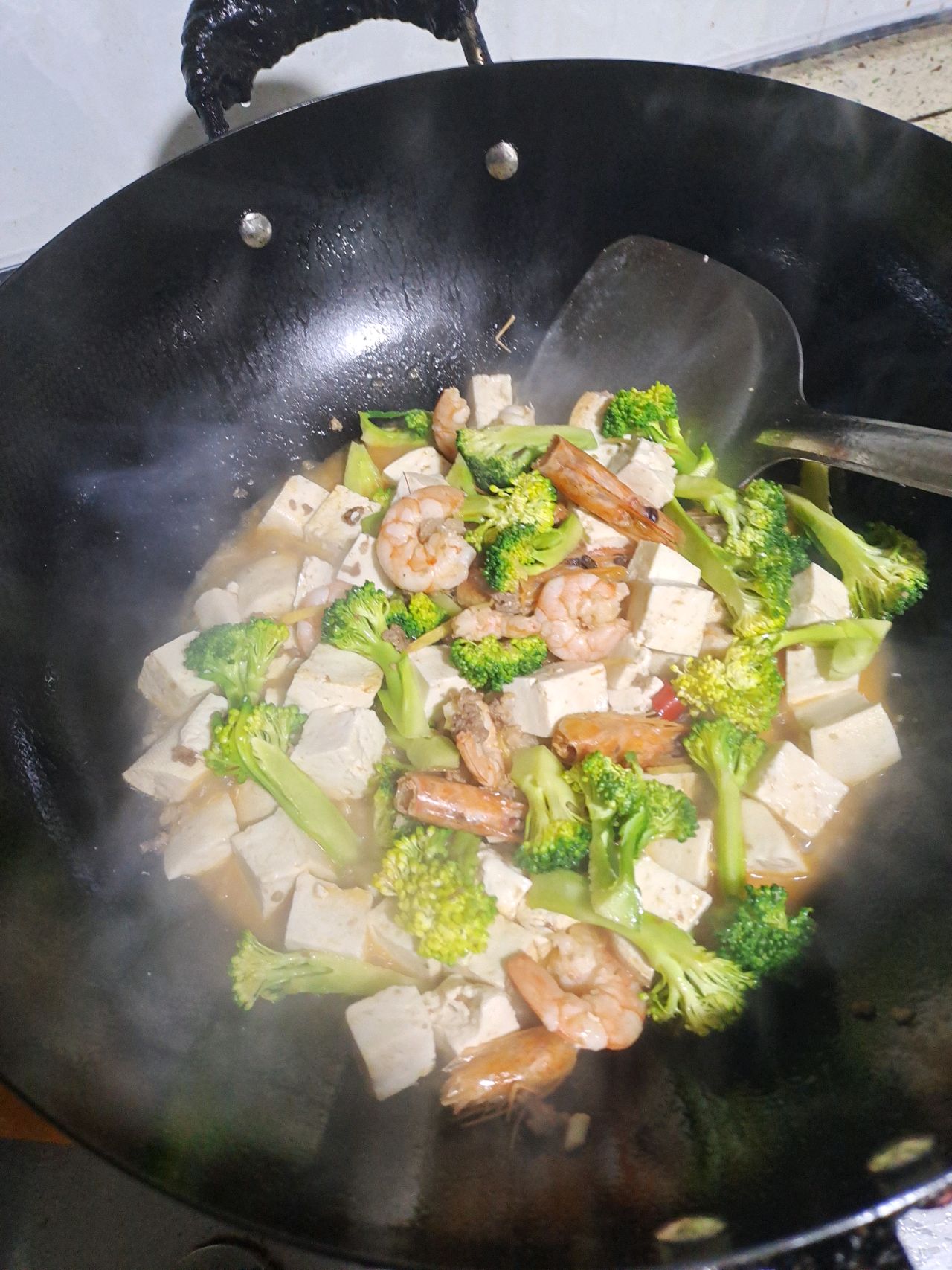 虾仁豆腐