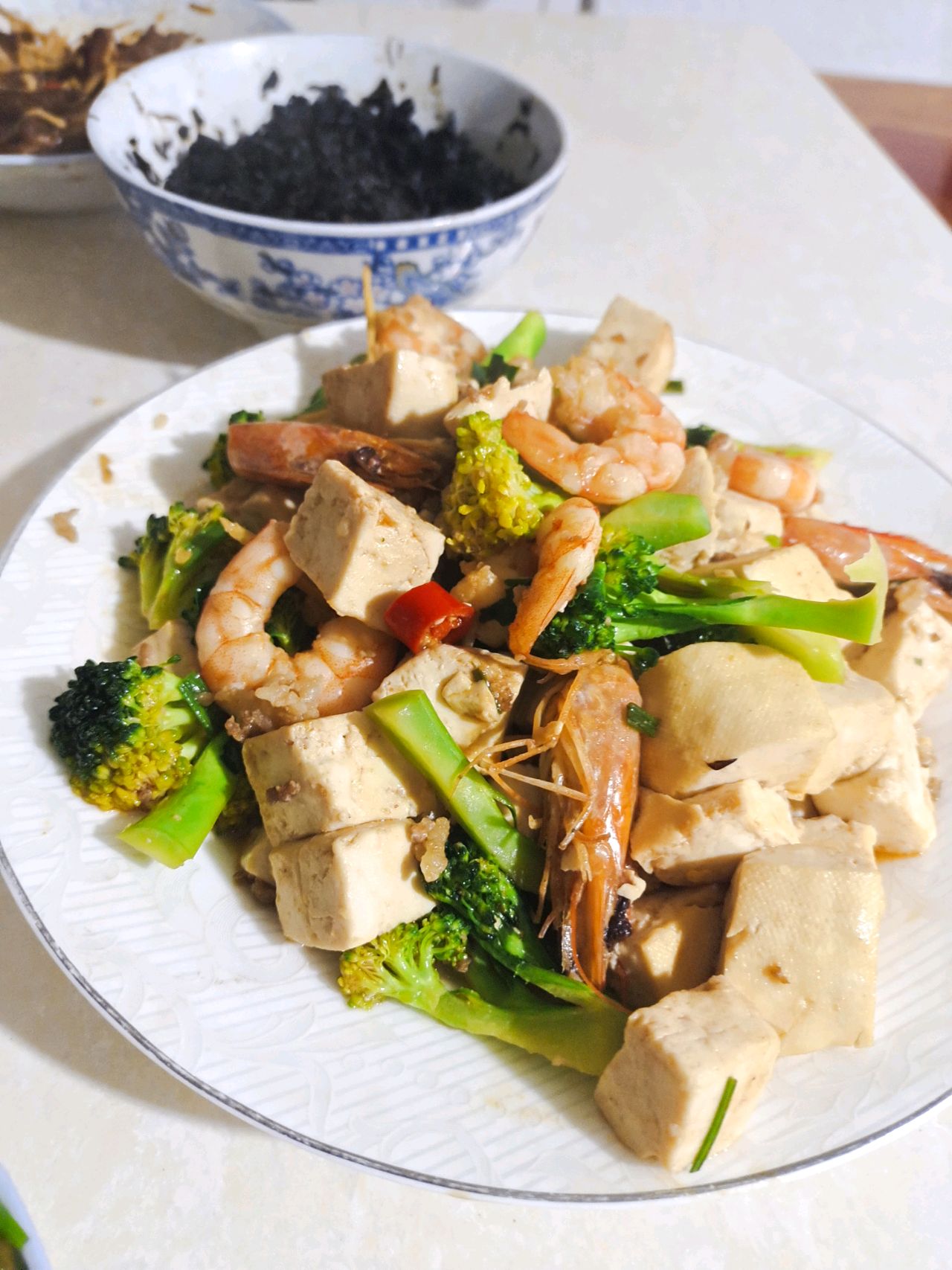 虾仁豆腐
