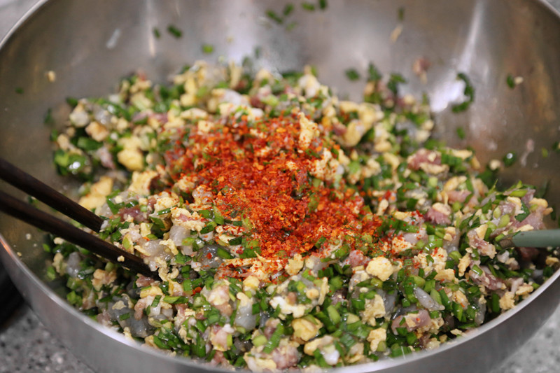 虾仁鸡蛋饺子