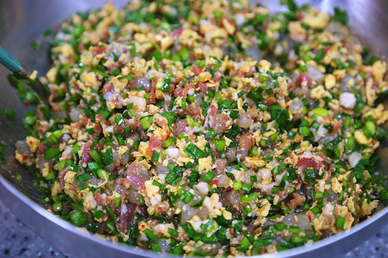 虾仁鸡蛋饺子