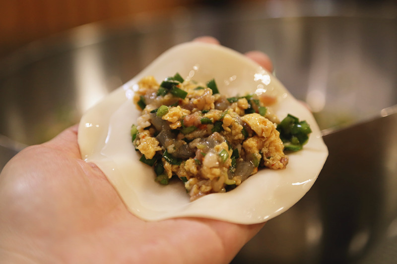 虾仁鸡蛋饺子