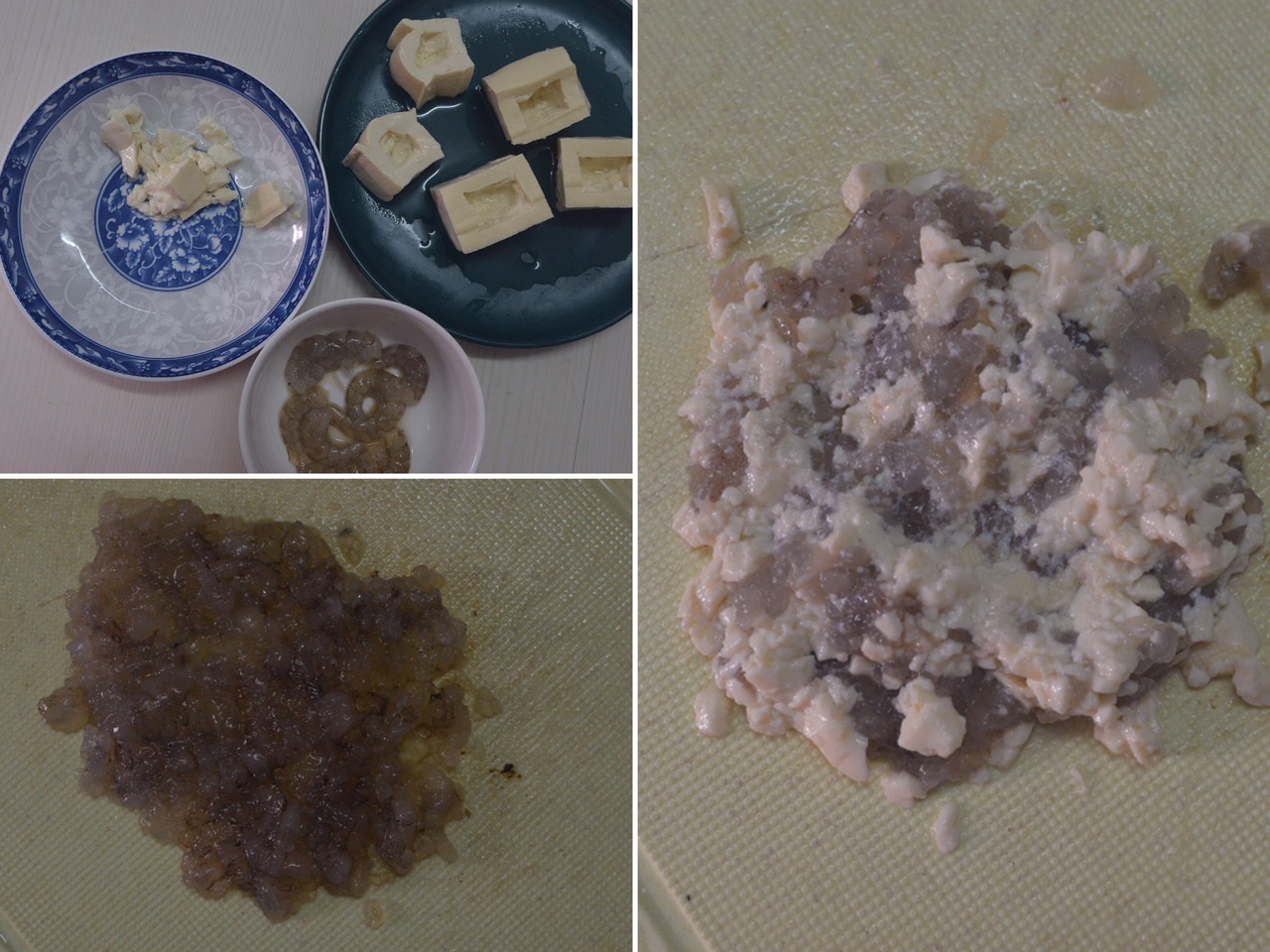 虾仁酿豆腐