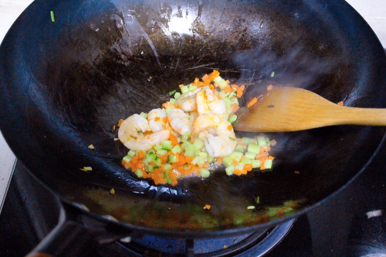 虾仁牛肉炒饭 | 打工人的快手饭
