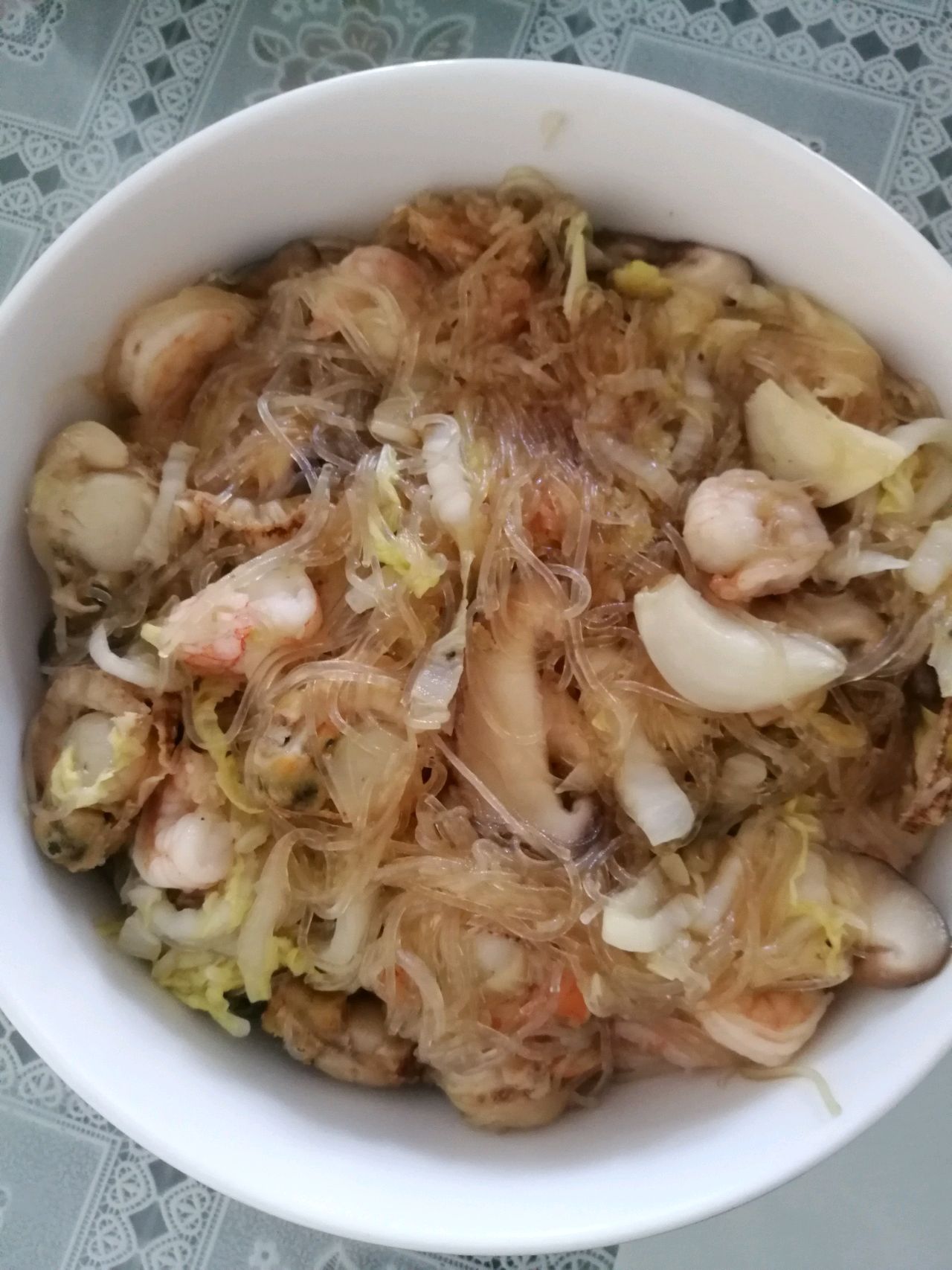 虾仁扇贝粉丝煲