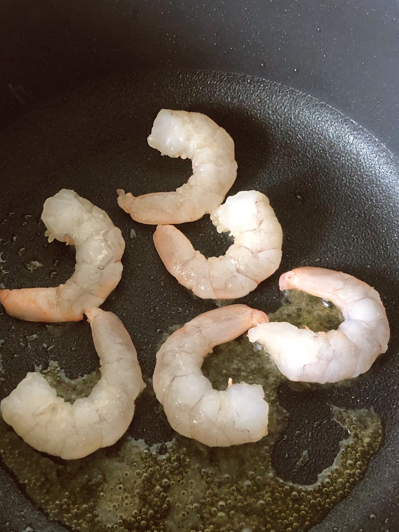 虾仁意面