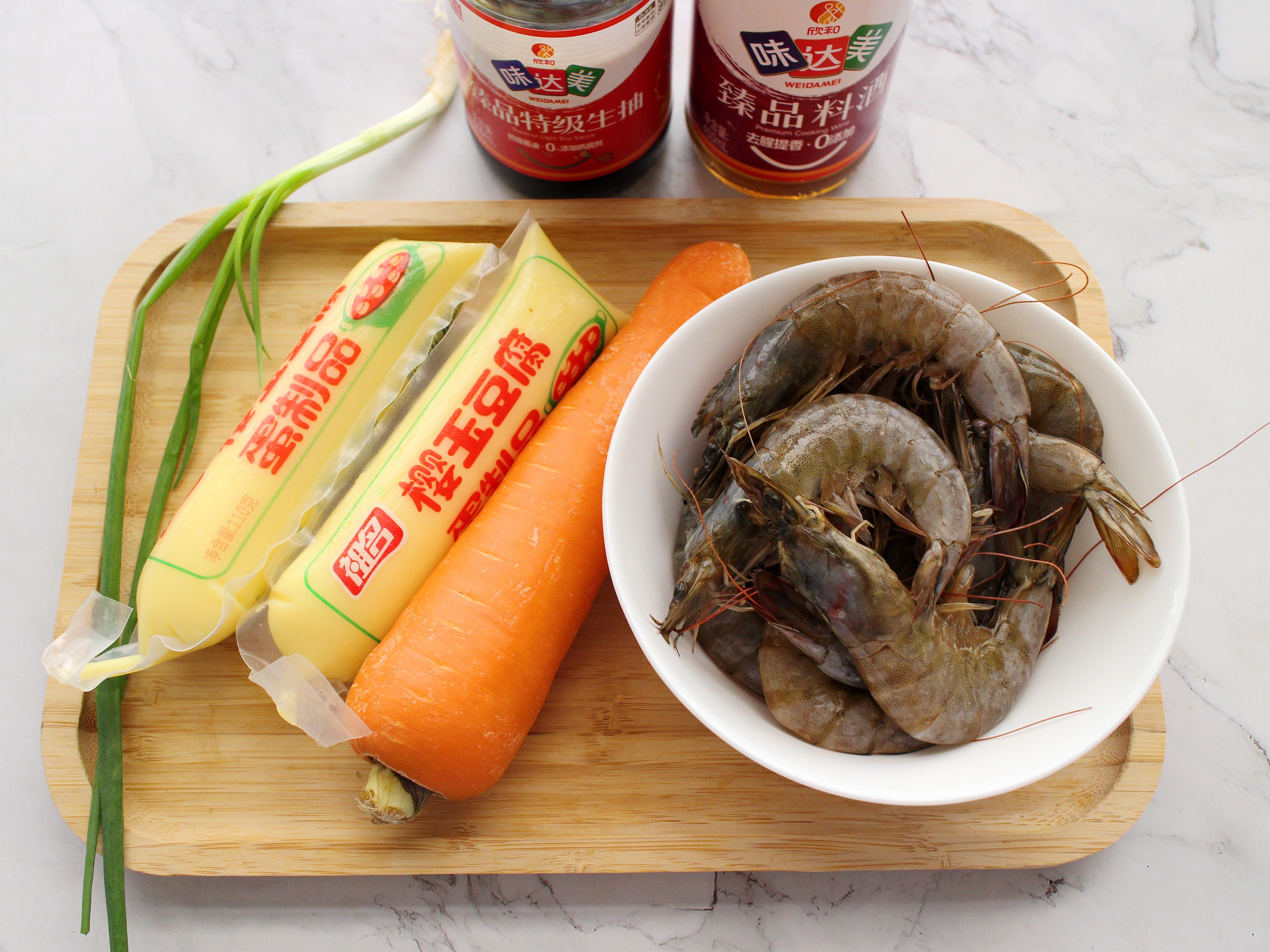 虾仁蒸玉子豆腐