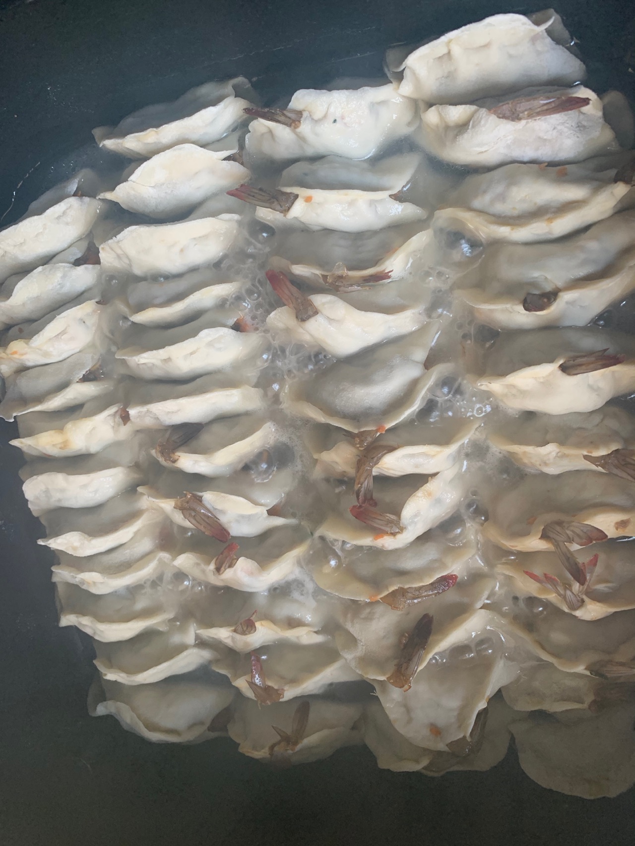 虾肉锅贴