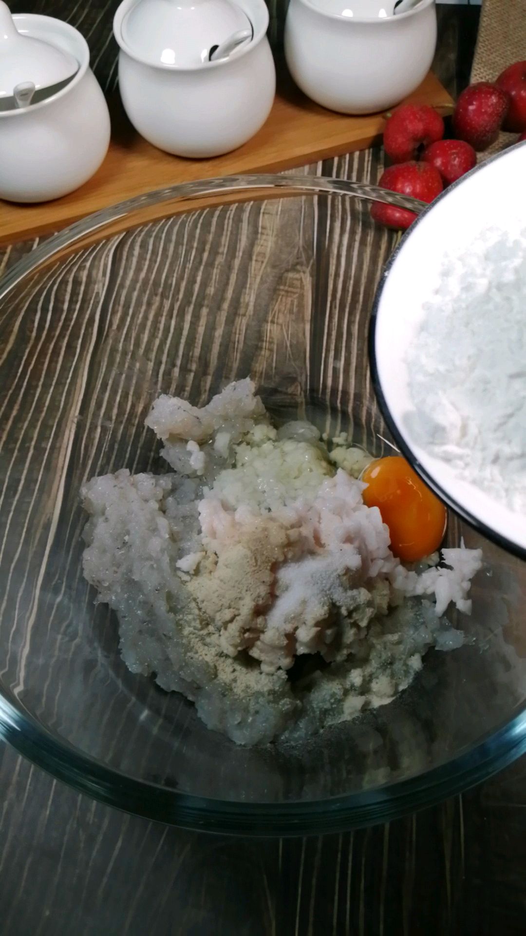 虾肉芝士球