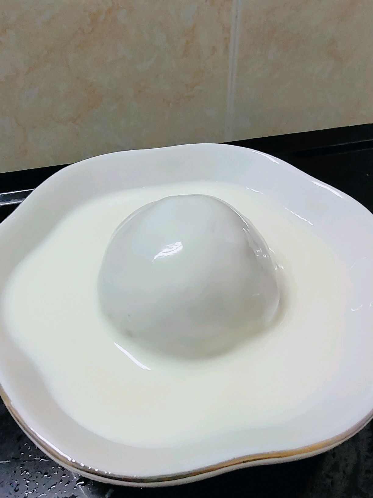 下午点心～紫薯水果麦片