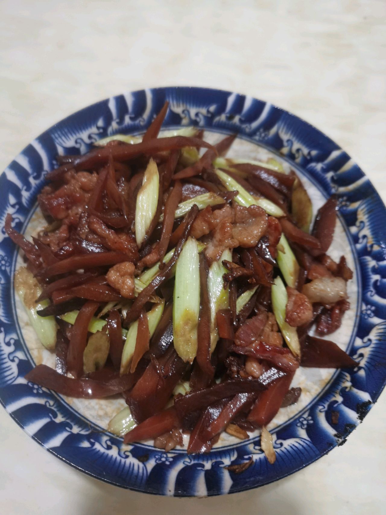 咸菜炒肉丝