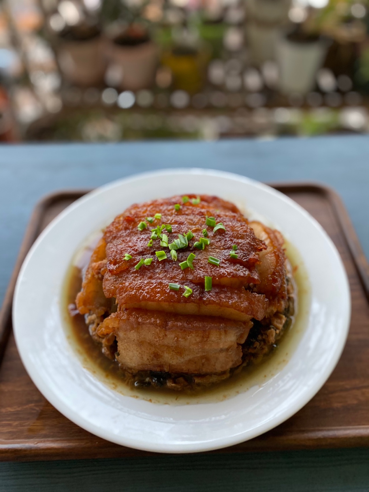 咸菜干蒸扣肉
