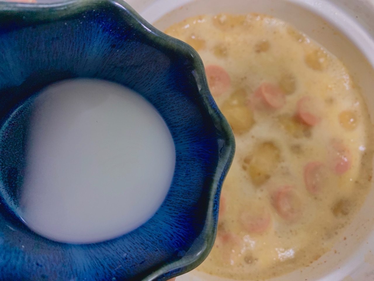 咸蛋黄豆腐煲