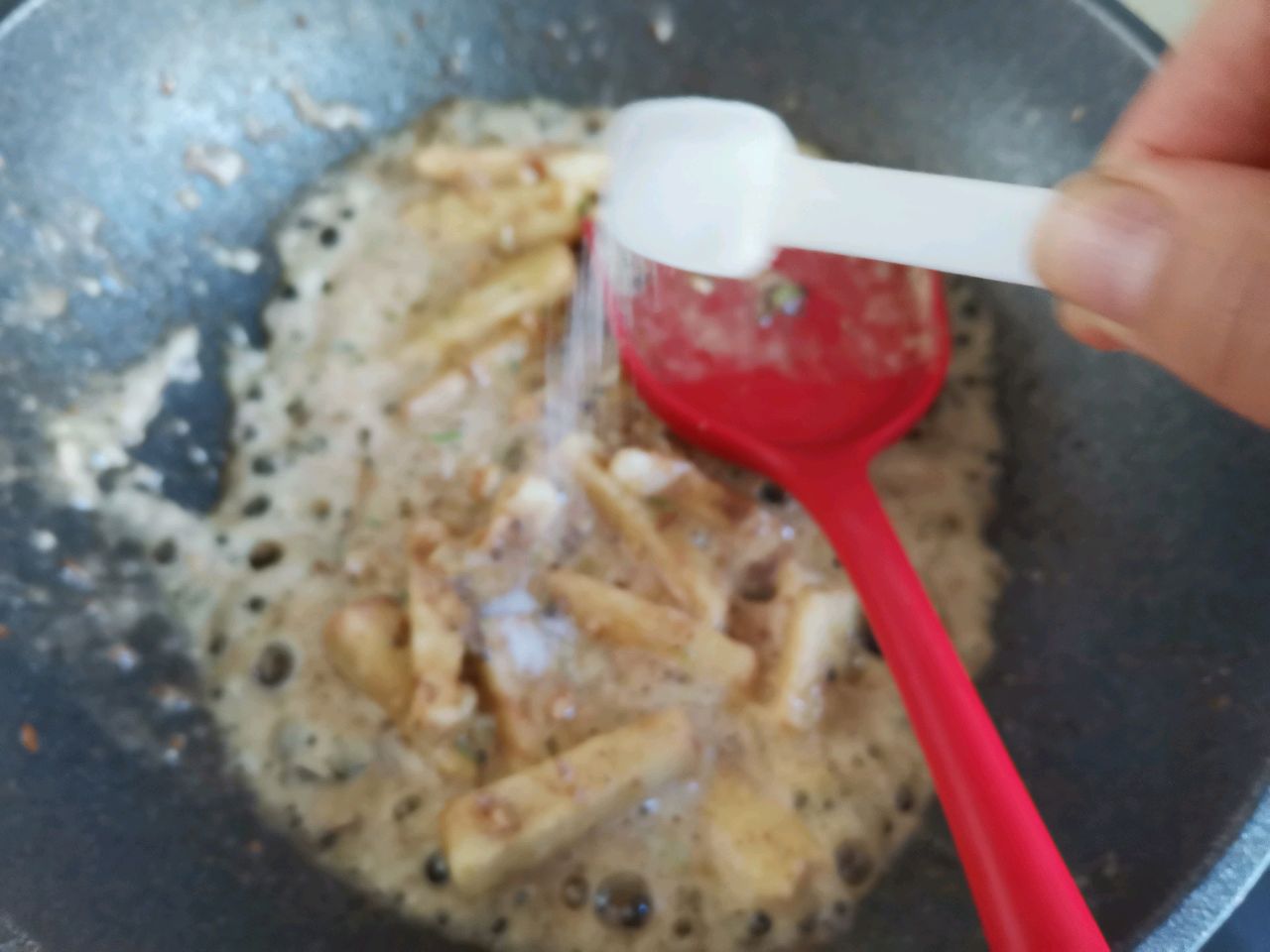 咸蛋黄焗山药～完爆薯条！