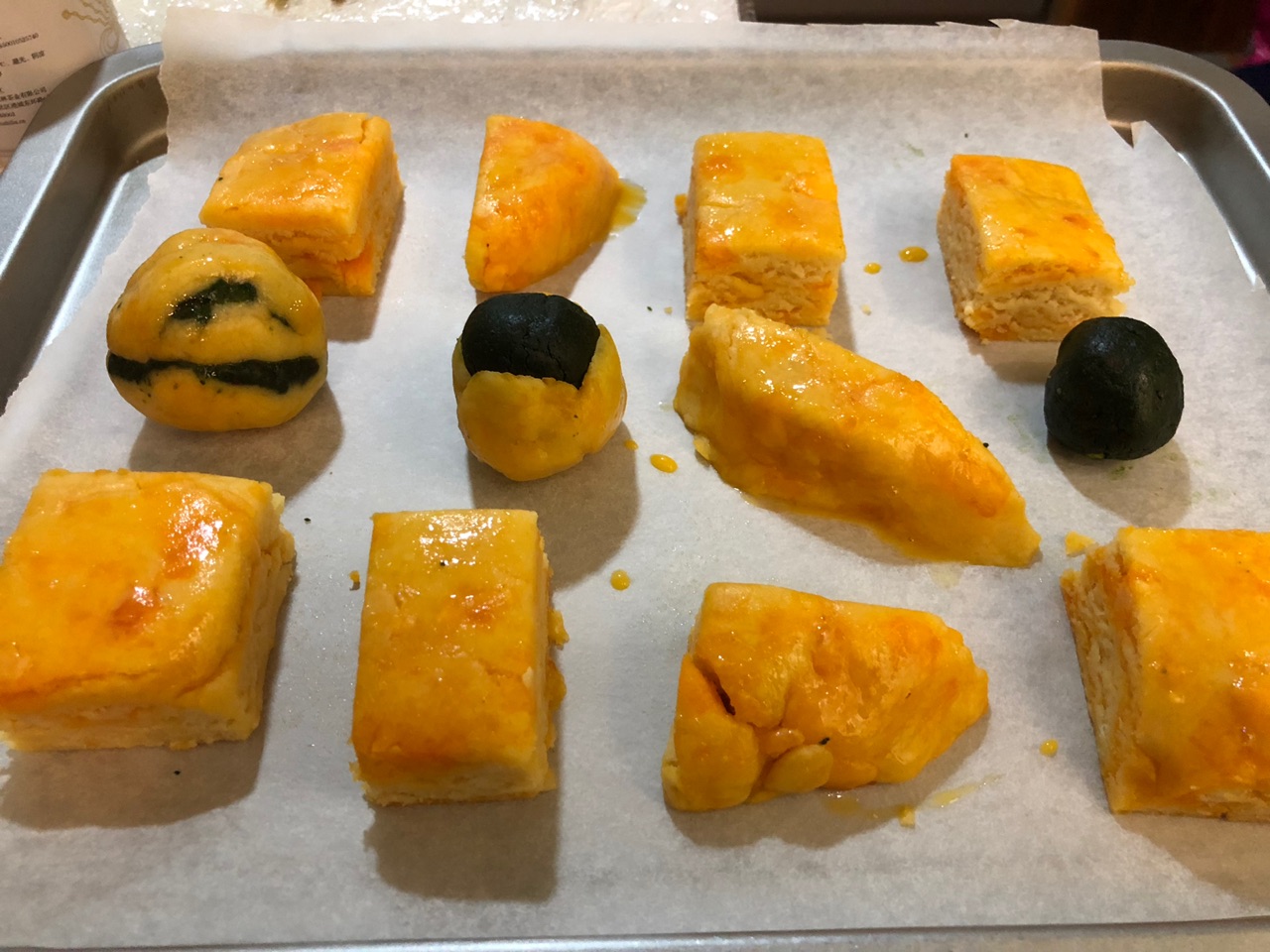 咸蛋黄浓奶味咸司康