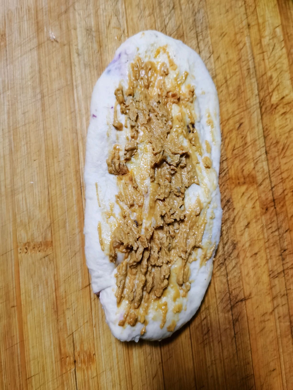 咸蛋黄紫薯土司