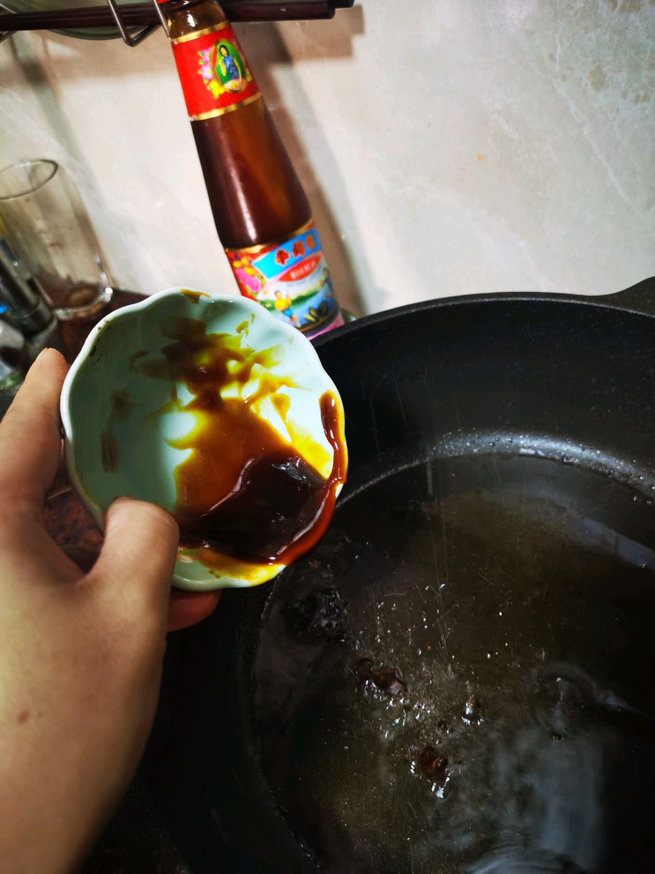 咸蛋肉饼蒸饭
