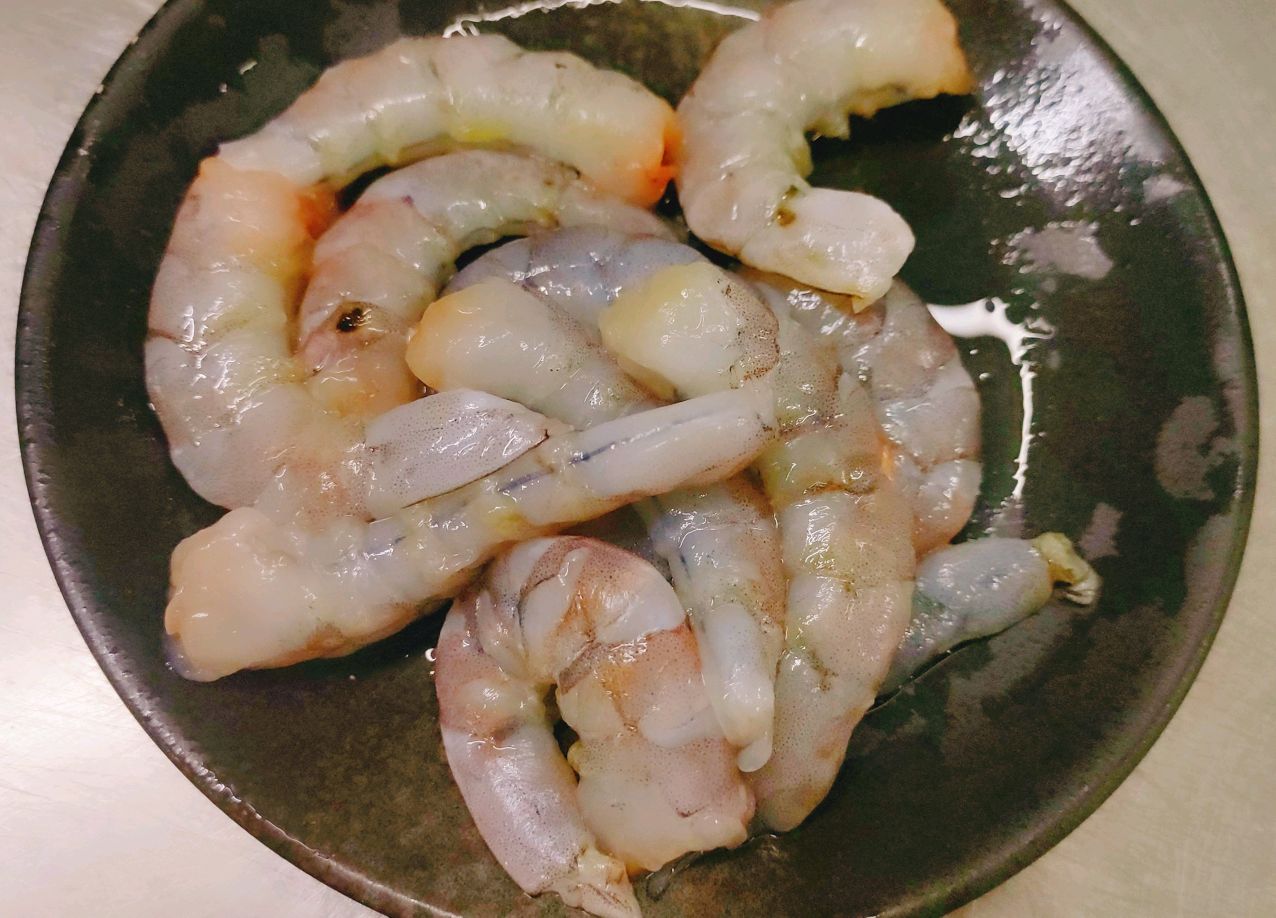 咸蛋虾仁豆腐羹