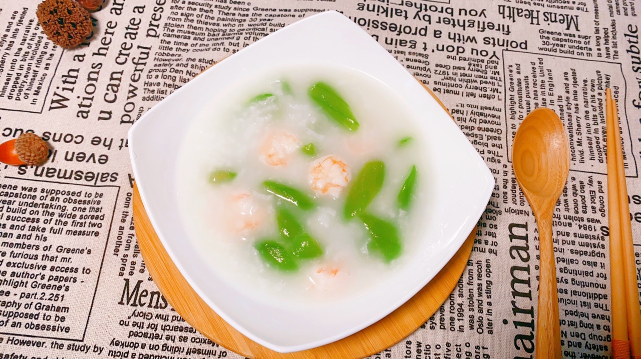 鲜到掉眉毛的丝瓜虾仁粥