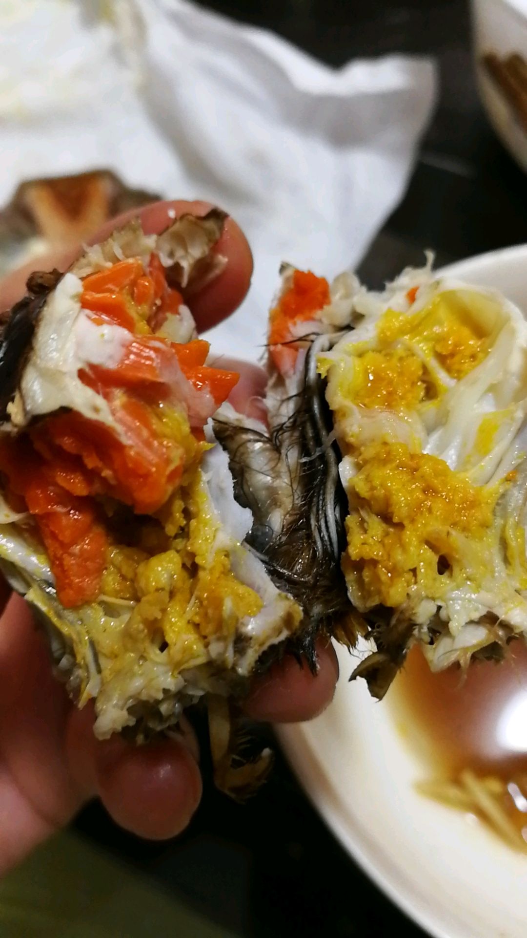 鲜到掉眉毛的蟹肉蟹黄馄饨