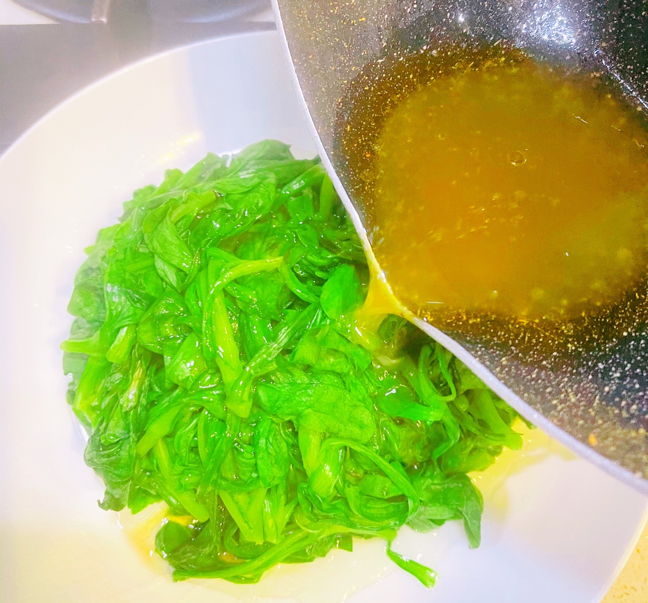 鲜鸡汁大叶好菜