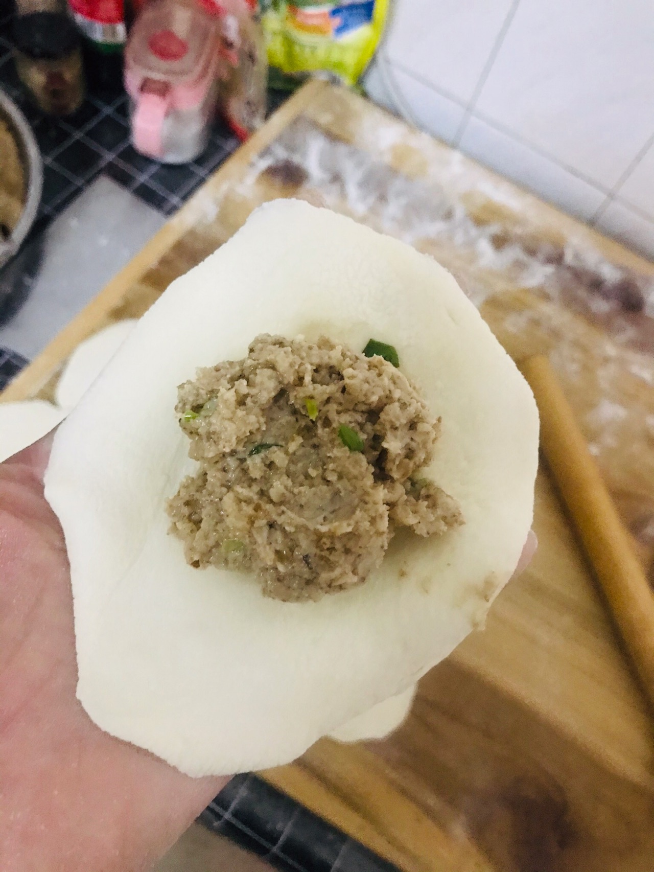 咸口的核桃包子