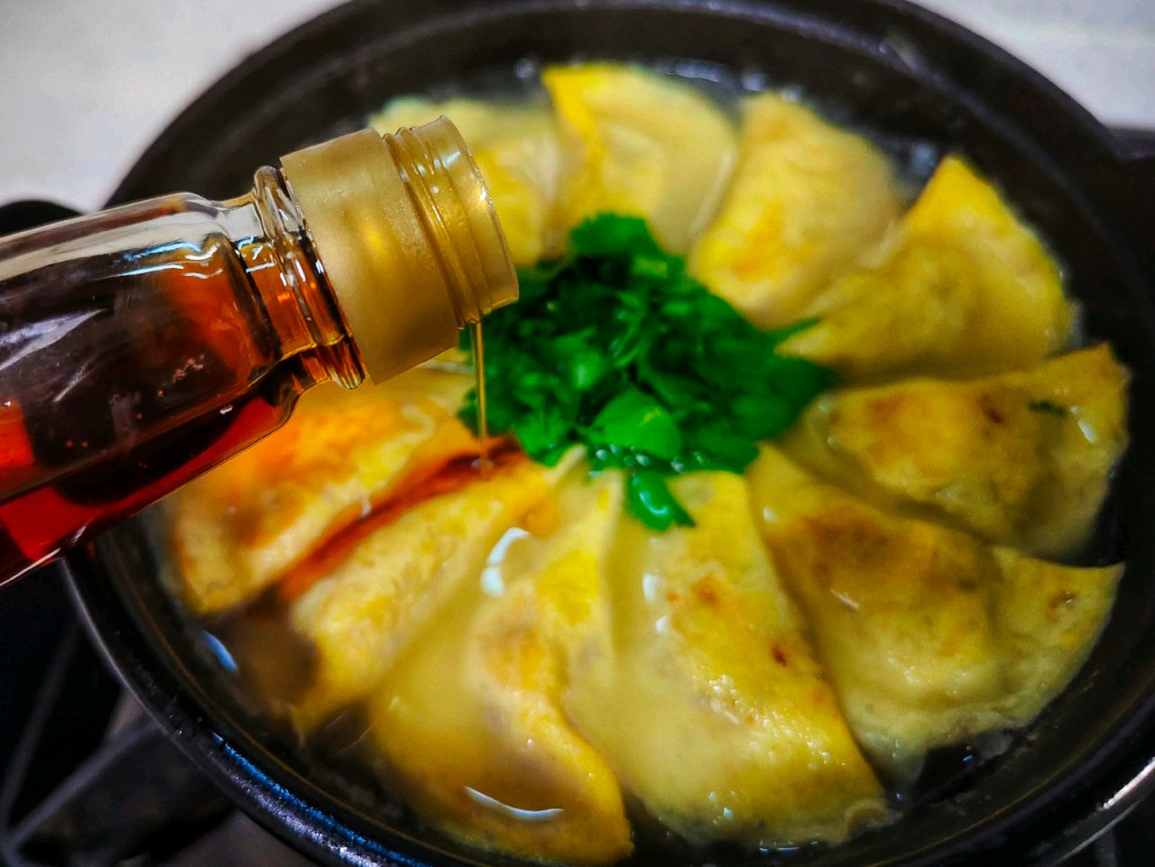 鲜美萝卜丝炖蛋饺