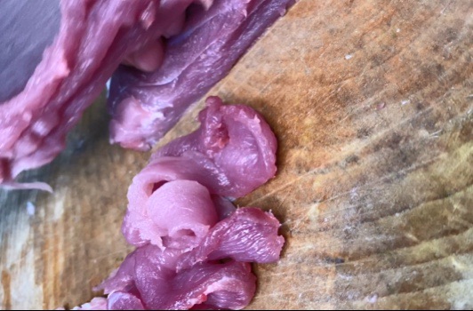 鲜美爽口的自制滑肉