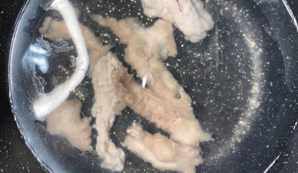 鲜美爽口的自制滑肉